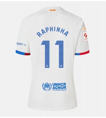 Barcelona Raphinha Belloli #11 Udebanetrøje 2023-24 Kort ærmer